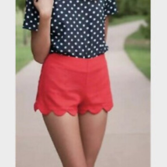 J Crew shorts Scallop shorts size 12 - Picture 5 of 6